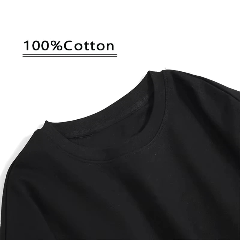 Abstract Face Graphic Cotton T-Shirt